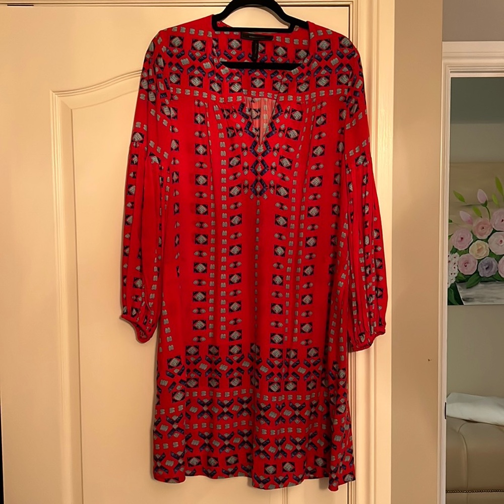 BCBGMAXAZRIA Tunic Style Pattern Dress
